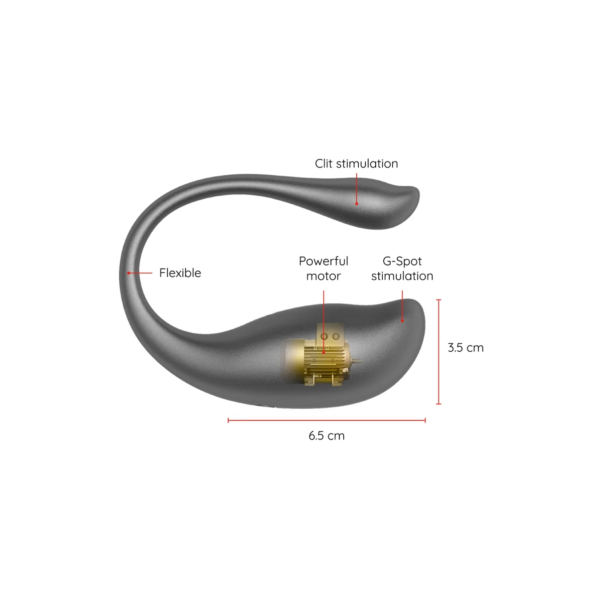 Nairobi Vibrierendes Ei Schwarz - mit kostenloser App von Oninder kaufen | Fesselliebe