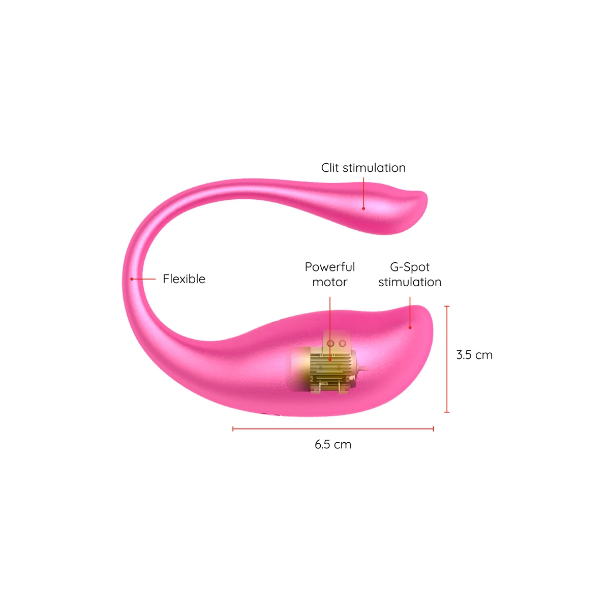 Nairobi Vibrierendes Ei Rosa - mit kostenloser App von Oninder kaufen | Fesselliebe