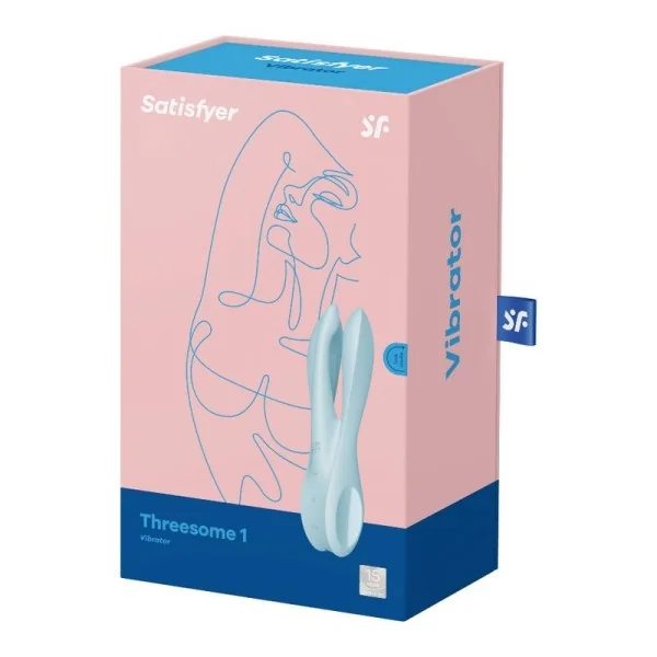 Threesome 1 Vibrator Blau von Satisfyer Vibrator kaufen | Fesselliebe