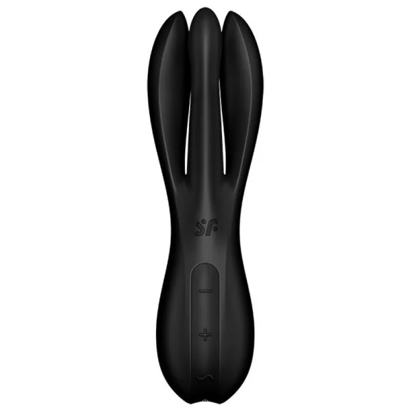 Threesome 2 Vibrator Schwarz von Satisfyer Vibrator kaufen | Fesselliebe
