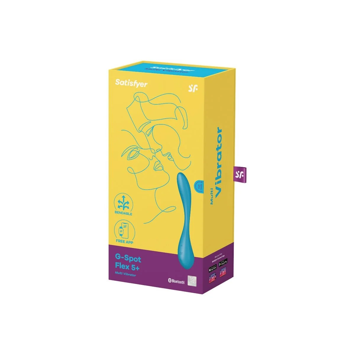 G-Spot Flex 5 Multivibrator Blau von Satisfyer Vibrator kaufen | Fesselliebe