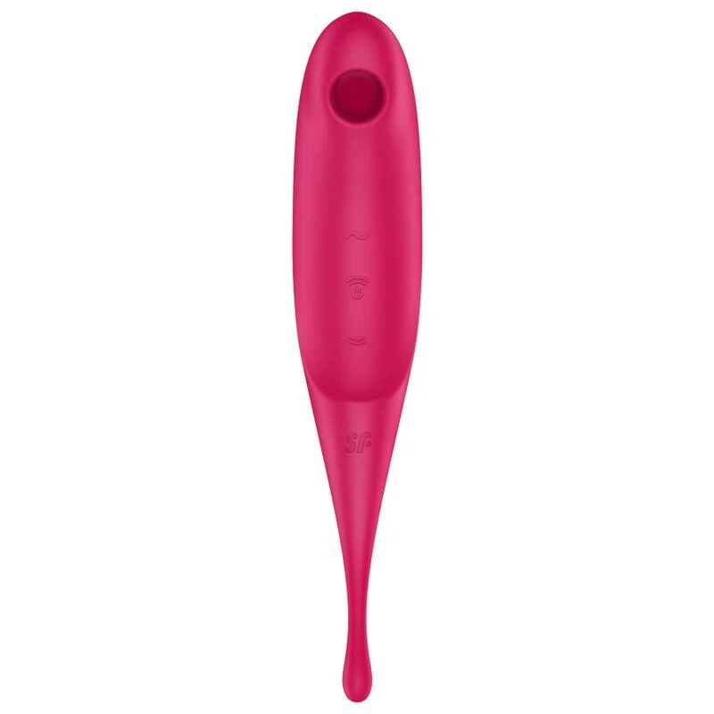 Twirling Pro Air Pulse Stimulator & Vibrator Rot von Satisfyer Air Pulse kaufen | Fesselliebe 2