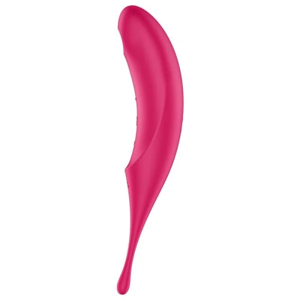Twirling Pro Air Pulse Stimulator & Vibrator Rot von Satisfyer Air Pulse kaufen | Fesselliebe