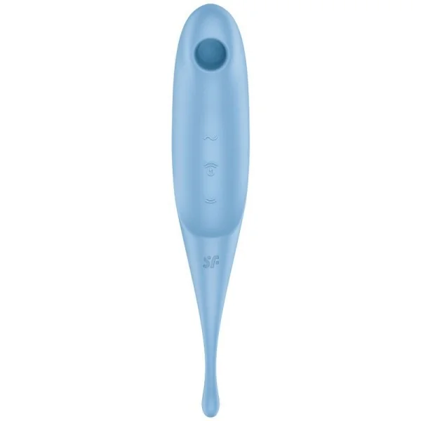Twirling Pro Air Pulse Stimulator & Vibrator Blau von Satisfyer Air Pulse kaufen | Fesselliebe