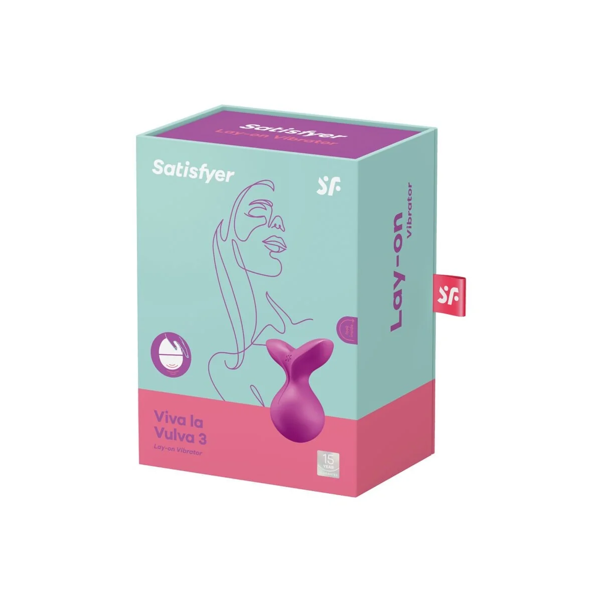 Viva La Vulva 3 Auflegvibrator Violett von Satisfyer Layons kaufen | Fesselliebe