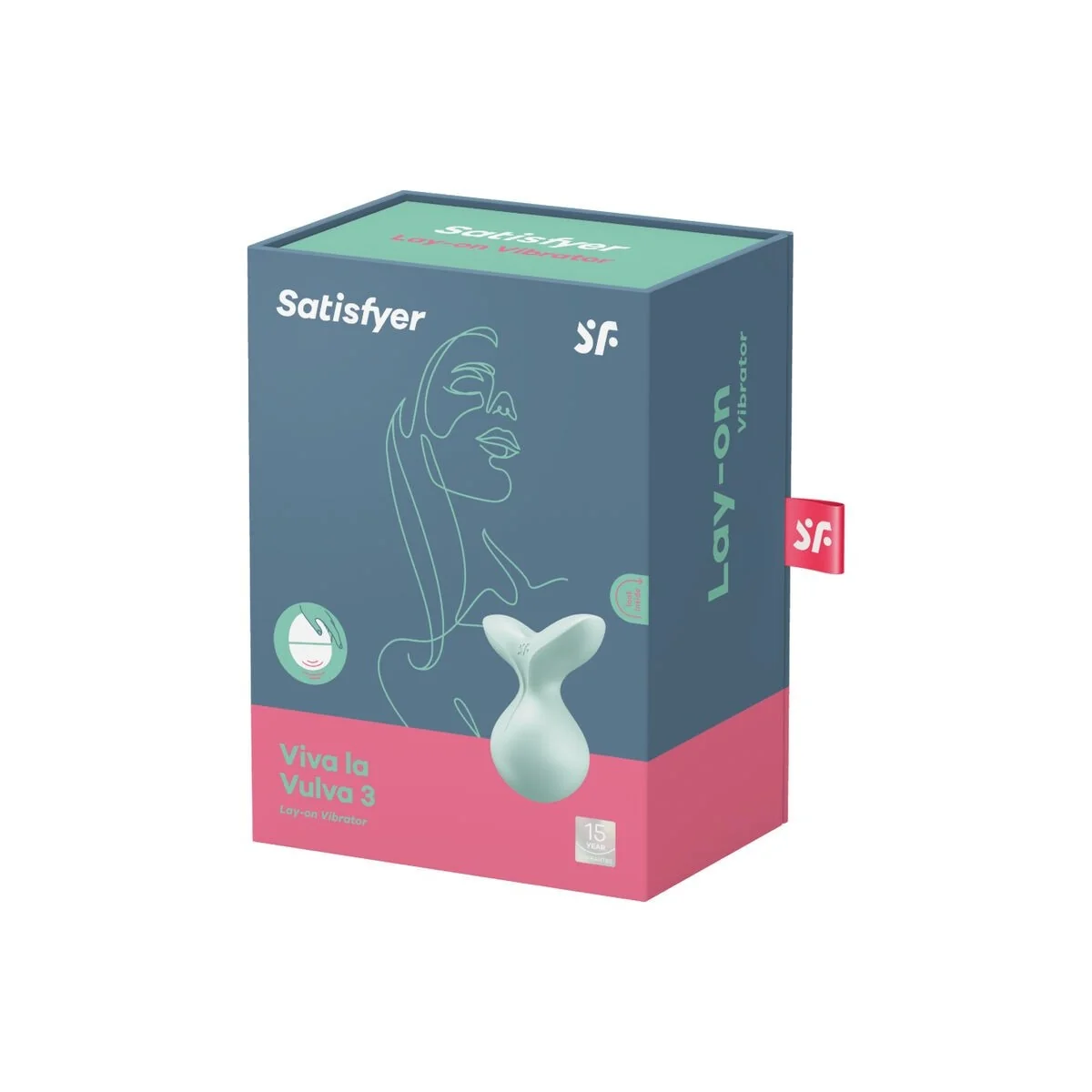 Viva La Vulva 3 Auflegvibrator Grün von Satisfyer Layons kaufen | Fesselliebe