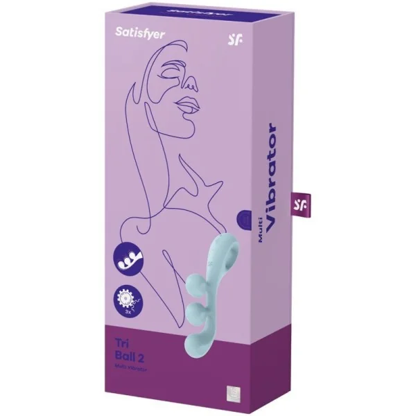 Tri Ball 2 Multivibrator Blau von Satisfyer Vibrator kaufen | Fesselliebe
