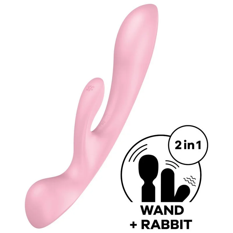 Triple Oh Hybrid Vibration Rosa von Satisfyer Vibrator kaufen | Fesselliebe