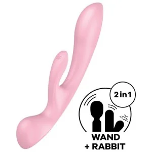 Triple Oh Hybrid Vibration Rosa von Satisfyer Vibrator kaufen | Fesselliebe