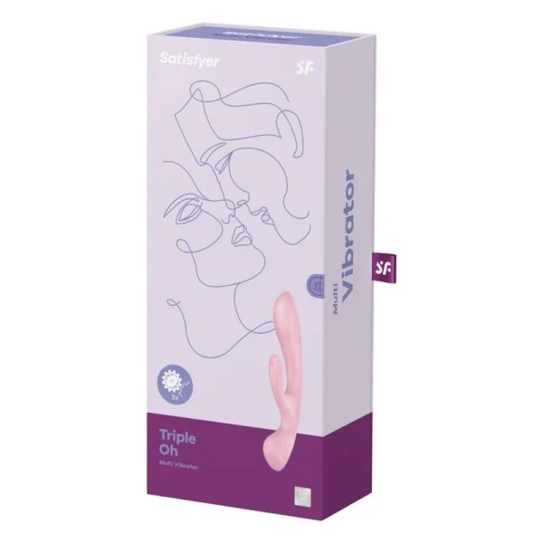 Triple Oh Hybrid Vibration Rosa von Satisfyer Vibrator kaufen | Fesselliebe