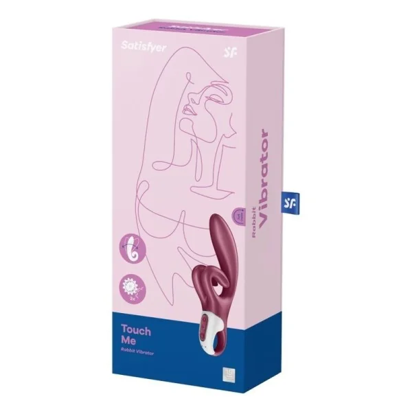 Touch Me Rabbit Vibration Rot von Satisfyer Vibrator kaufen | Fesselliebe