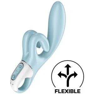 TOUCH ME RABBIT VIBRATION BLAU VON SATISFYER VIBRATOR