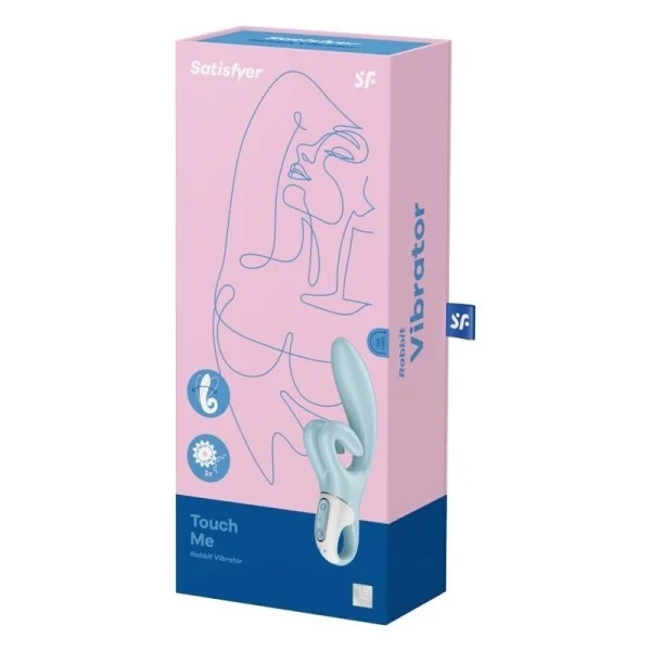 TOUCH ME RABBIT VIBRATION BLAU VON SATISFYER VIBRATOR