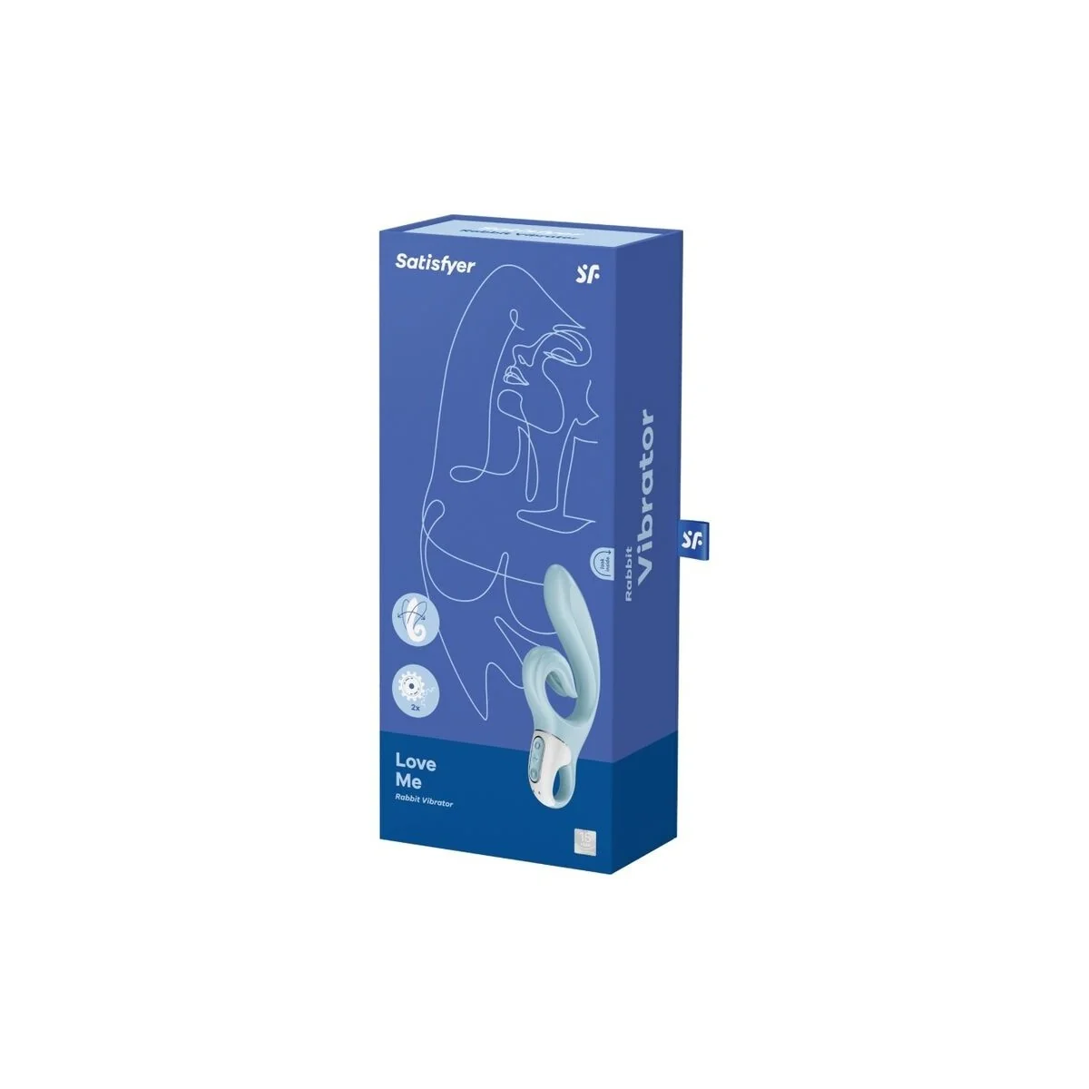 Love Me Rabbit Vibration Blau von Satisfyer Vibrator kaufen | Fesselliebe