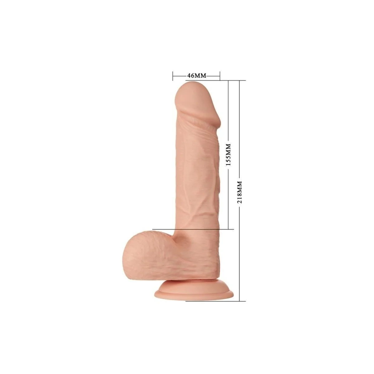 Bahamut Flexibler realistischer Dildo 21.8 cm Natürlich von Baile Dildos kaufen | Fesselliebe