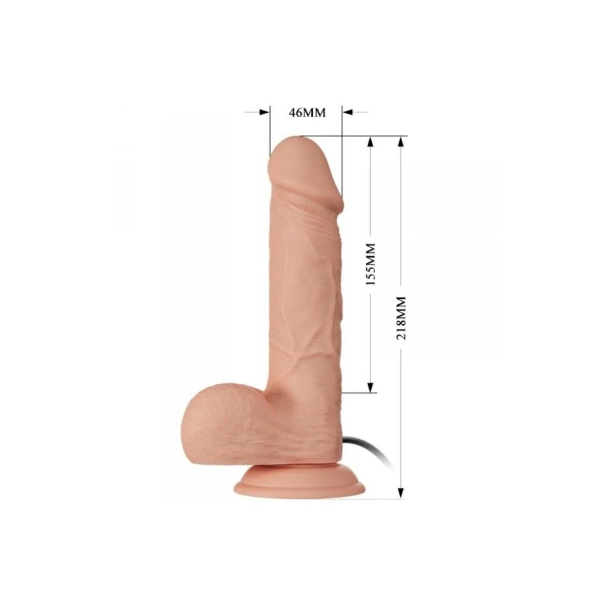 Bahamut Vibration 21.8 cm Natürlich von Baile Dildos kaufen | Fesselliebe