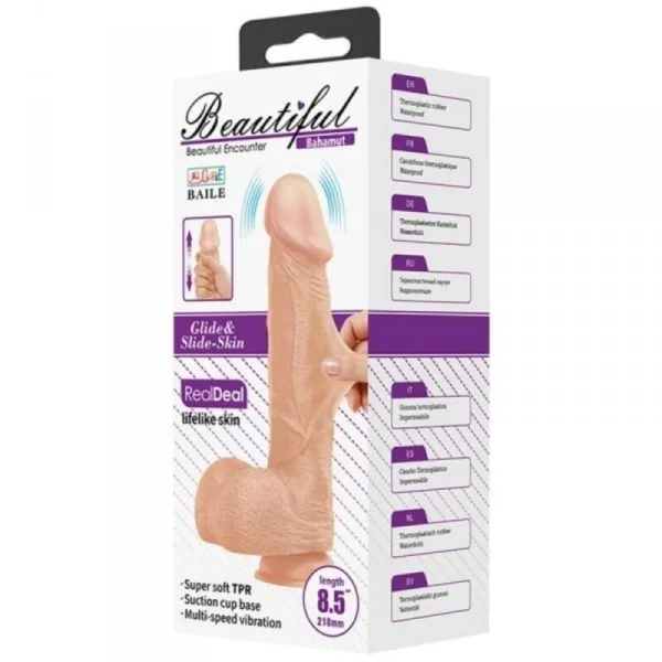 Bahamut Vibration 21.8 cm Natürlich von Baile Dildos kaufen | Fesselliebe