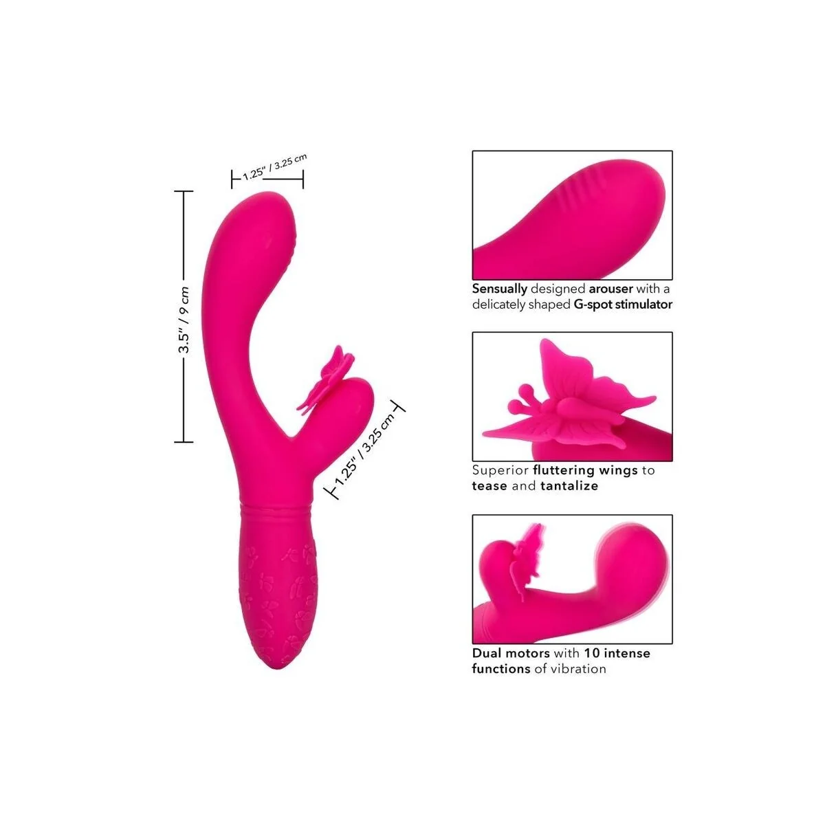 Schmetterling Kuss Flutter Rosa von Calexotics kaufen | Fesselliebe