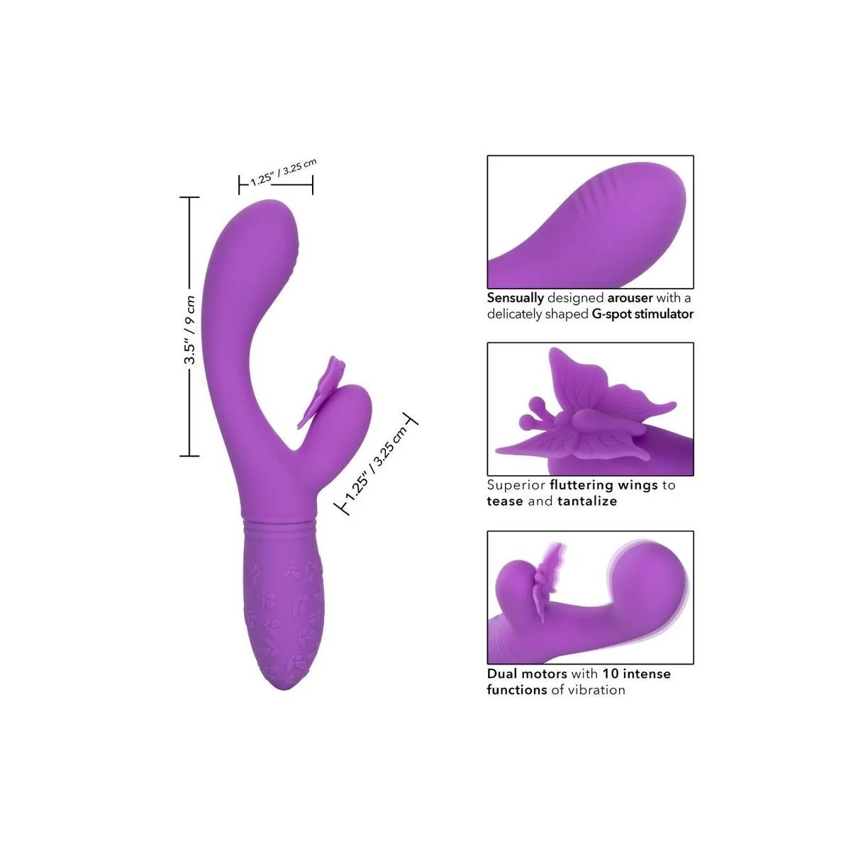 Schmetterling Kuss Flutter Violett von Calexotics kaufen | Fesselliebe