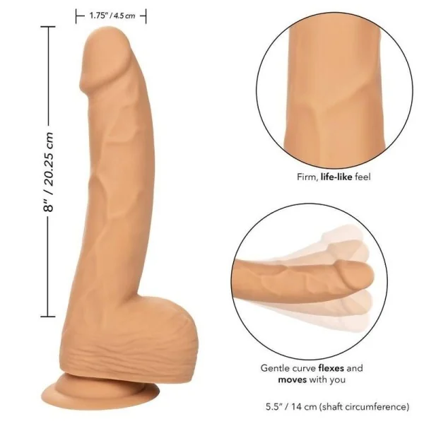 Silikon-Nieten 20.32 cm Beige von Calexotics kaufen | Fesselliebe