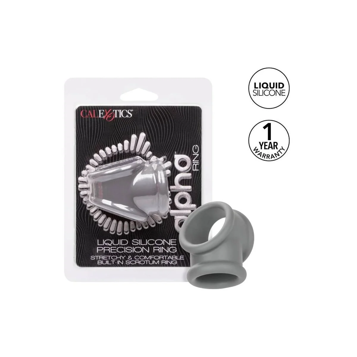 Alpha Precision Ring Grau von Calexotics kaufen | Fesselliebe