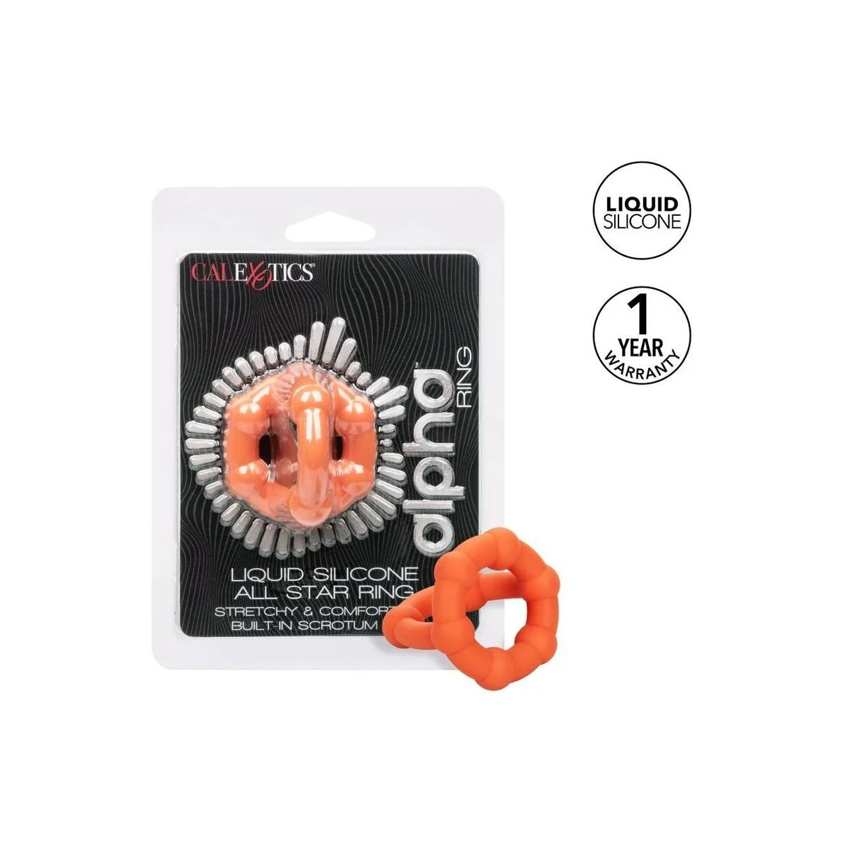 Alpha All Star Ring Orange von Calexotics kaufen | Fesselliebe