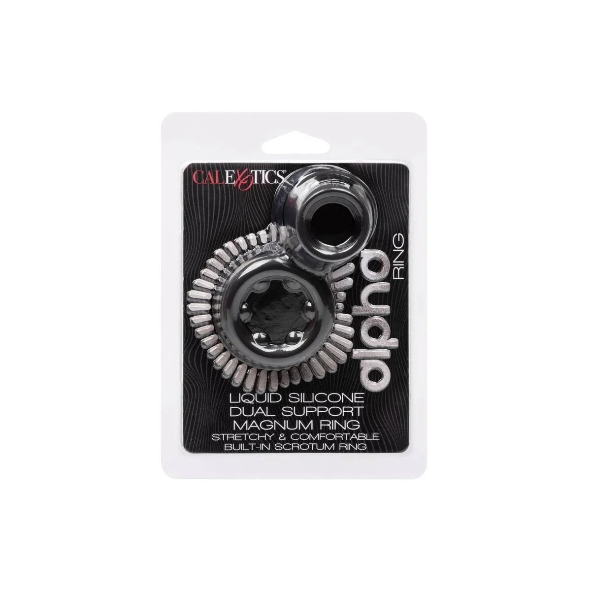 Alpha Dual Magnum Ring Schwarz von Calexotics kaufen | Fesselliebe