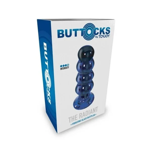 Buttocks der Strahlende Glas-Buttplug von Toyjoy kaufen | Fesselliebe