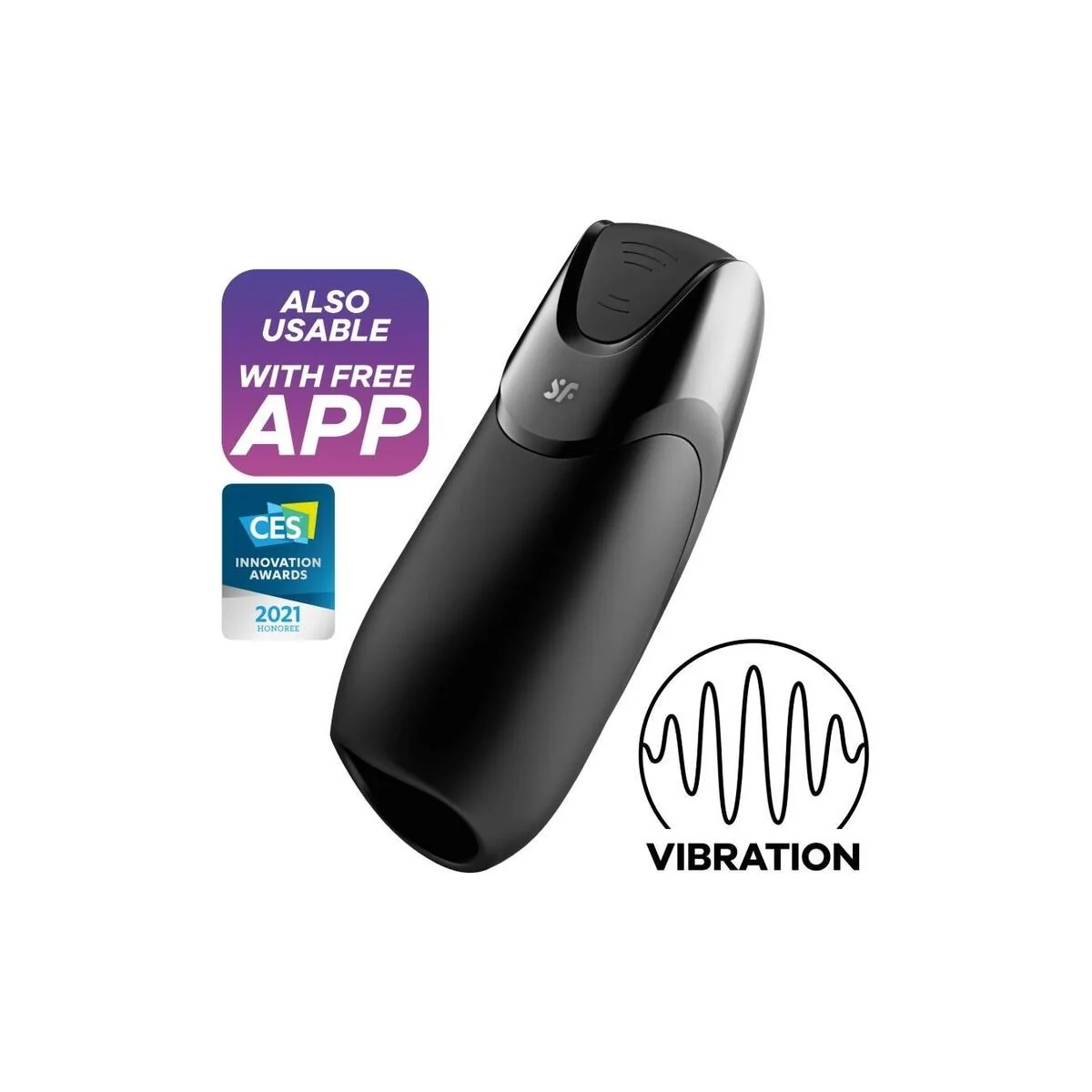 Men Vibration+ Schwarz von Satisfyer Men kaufen | Fesselliebe