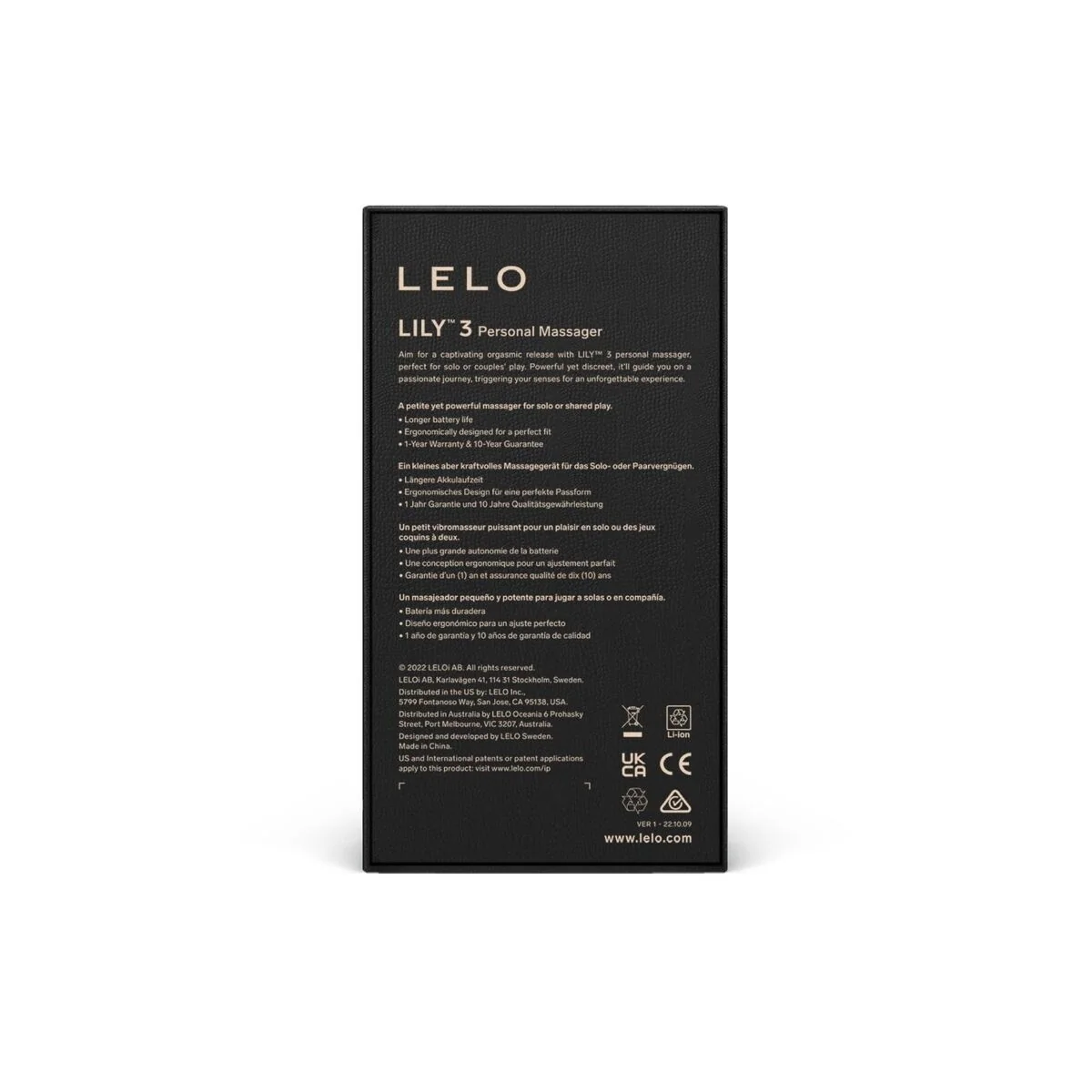 Lily 3 Persönliches Massager - Polargrün von Lelo kaufen | Fesselliebe