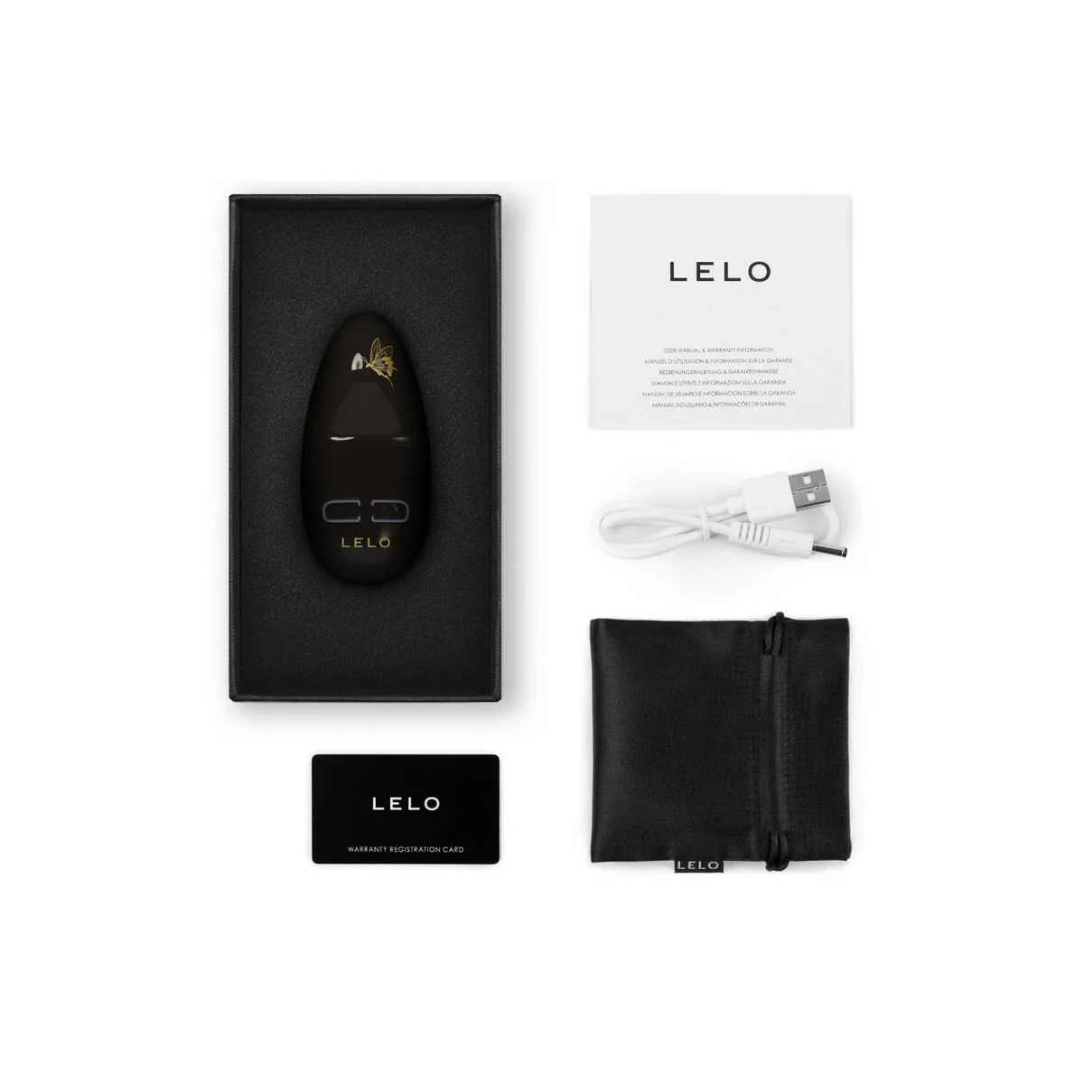 Nea 3 Persönliches Massagerät Schwarz von Lelo kaufen | Fesselliebe