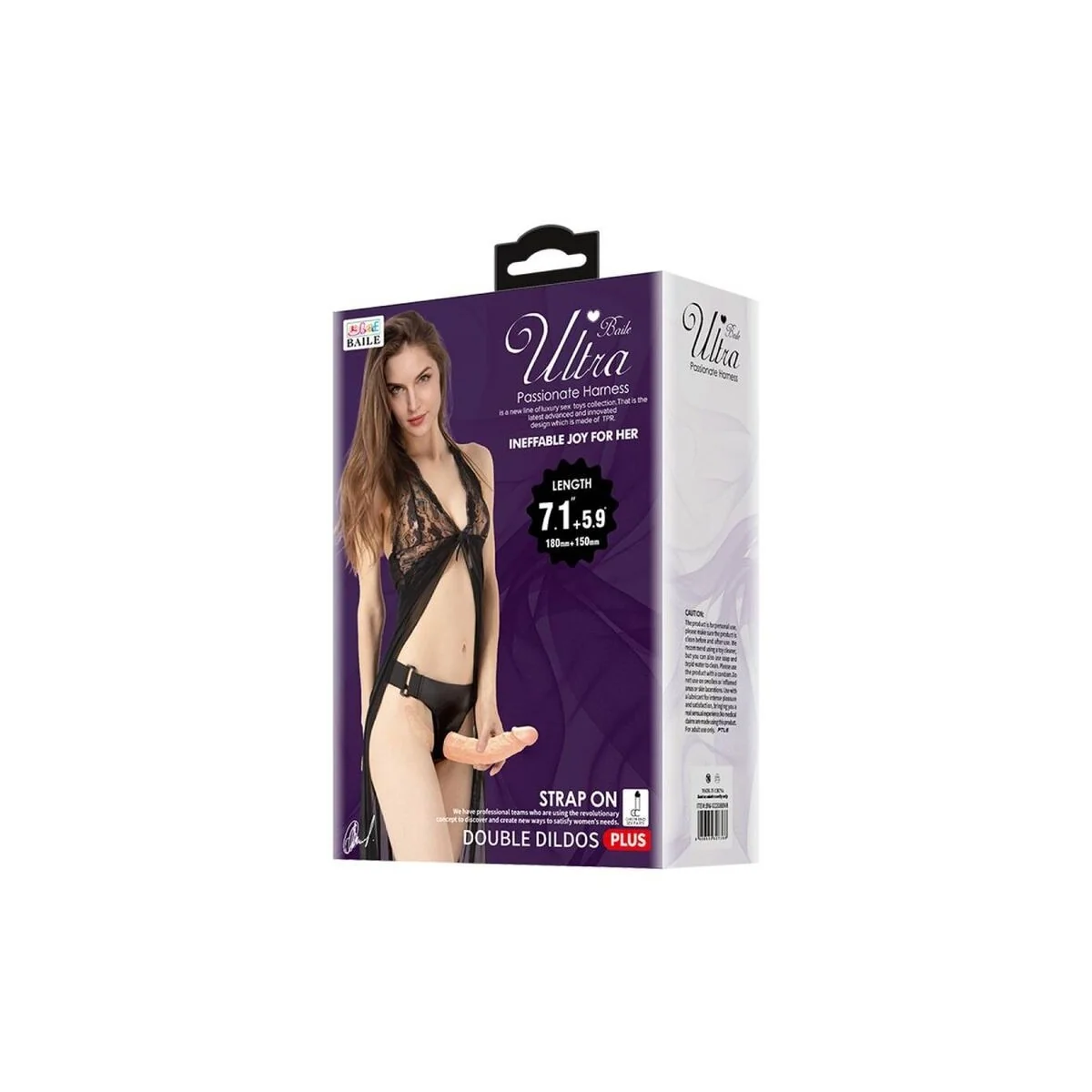 Ultra Leidenschaftlicher Doppelte Dildos mit Harness von Baile Harness Collection kaufen | Fesselliebe