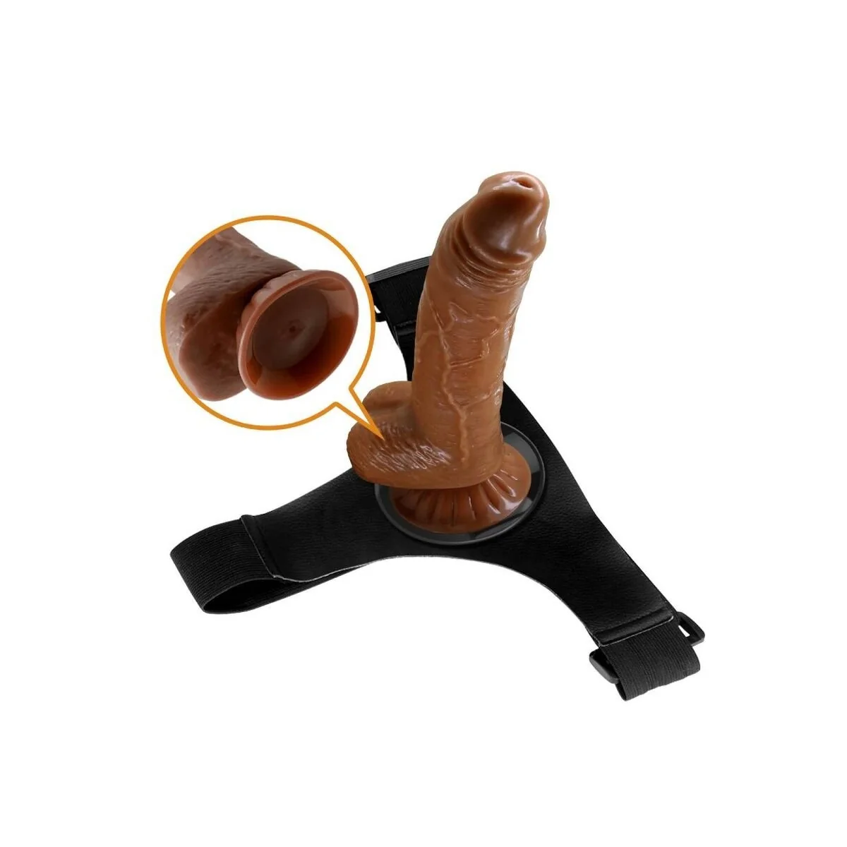 Harness-Hose Universal-Harness mit Dildo Micheal 20 cm Schwarz von Pretty Love kaufen | Fesselliebe