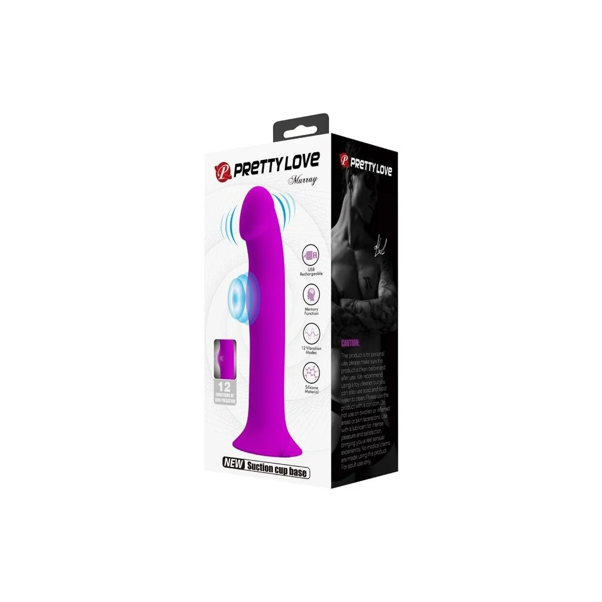 Murray Vibrator und G-Punkt-Stimulator Lila von Pretty Love Flirtation kaufen | Fesselliebe