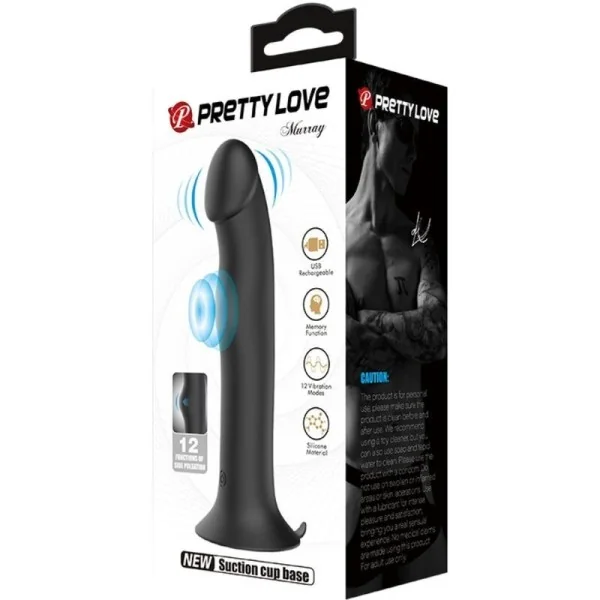 Murray Vibrator und Klitorisauger Schwarz von Pretty Love Flirtation kaufen | Fesselliebe