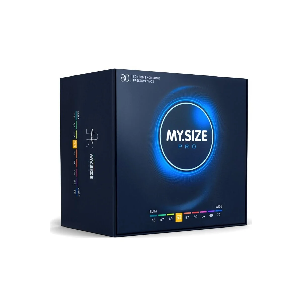 Pro Kondome 53 Mm 80 Stück von My Size Pro kaufen | Fesselliebe