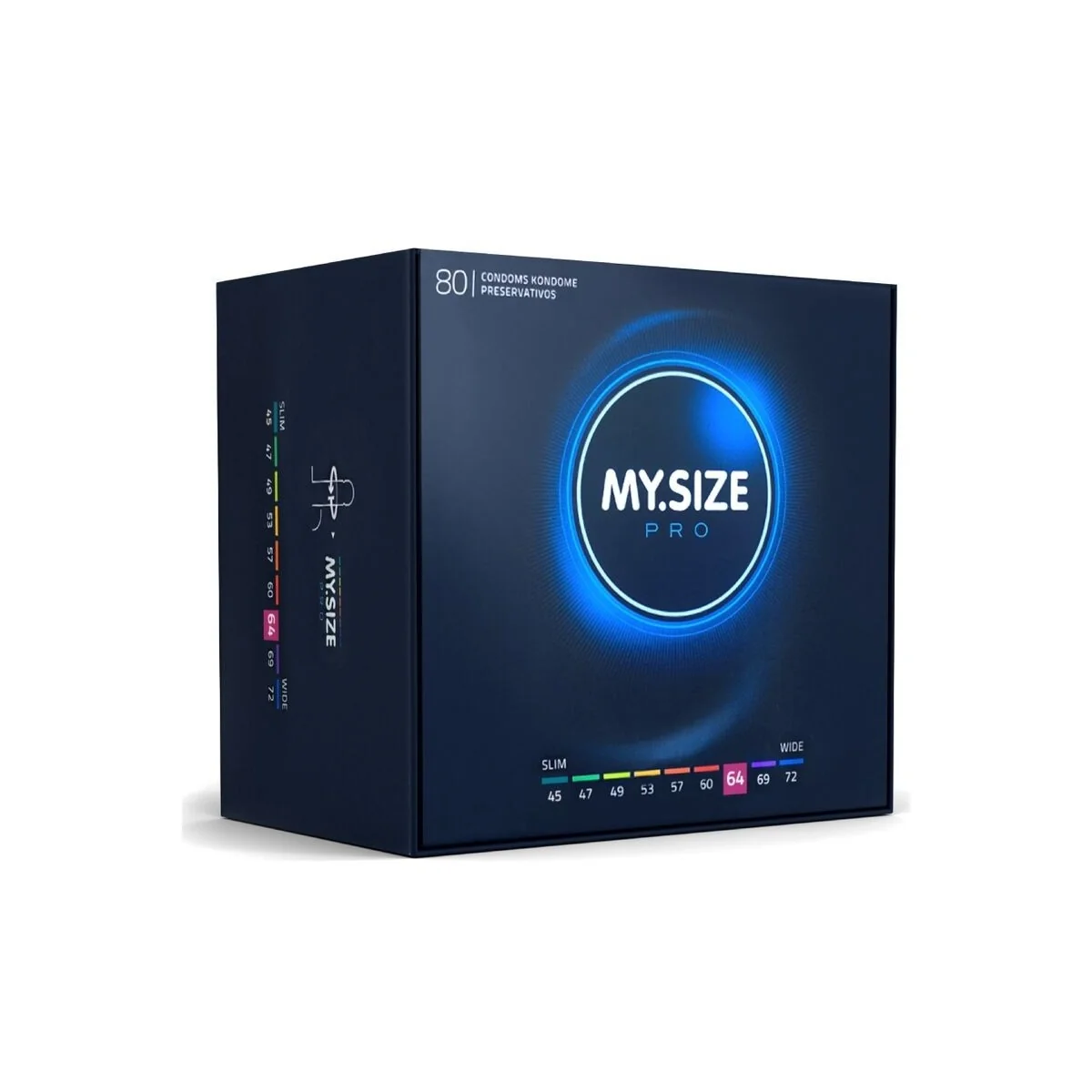 Pro Kondome 64 Mm 80 Stück von My Size Pro kaufen | Fesselliebe