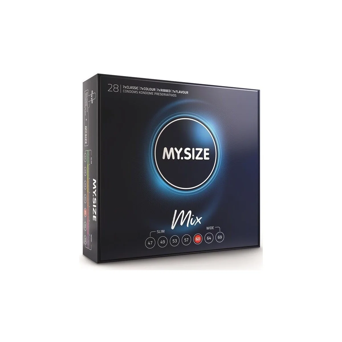 Mix Kondome 60 Mm 28 Stück von My Size Mix kaufen | Fesselliebe