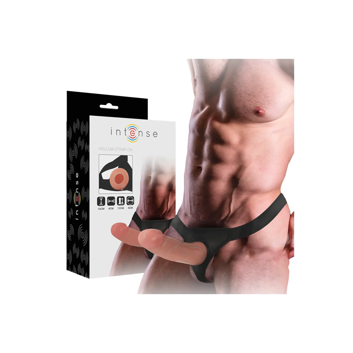 Hohlgeschirr mit Dildo 16 X 3 cm von Intense Couples Toys kaufen | Fesselliebe