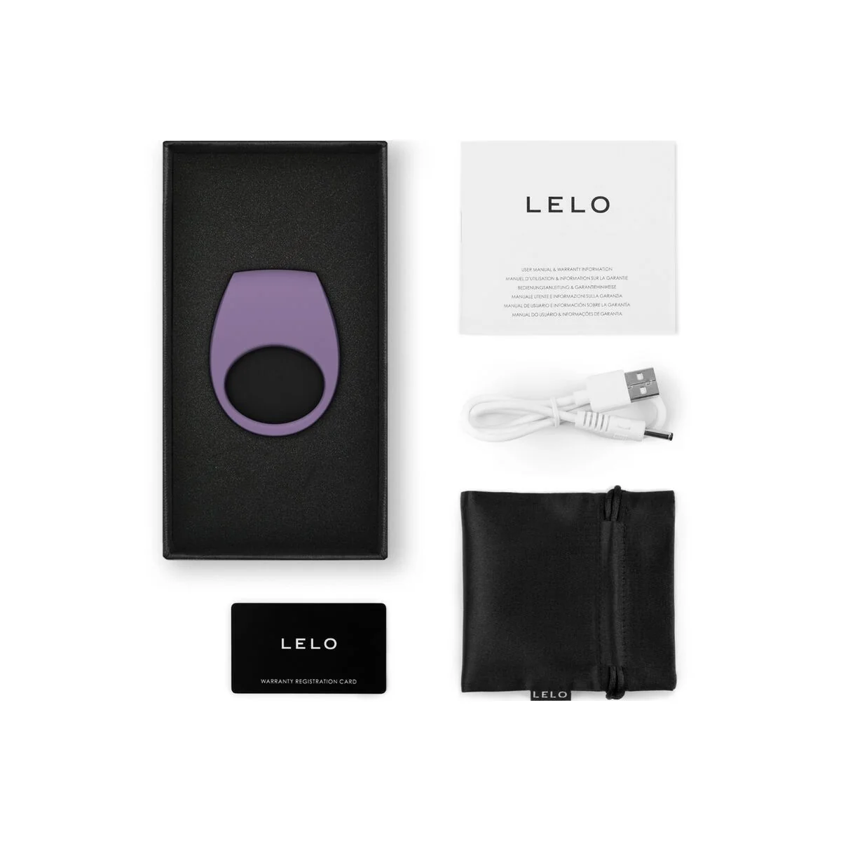 Tor 3 Violett Vibratorring von Lelo kaufen | Fesselliebe