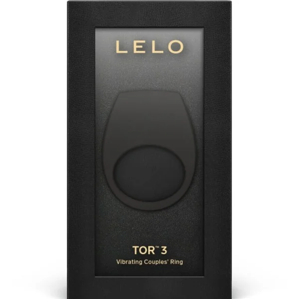 Tor 3 Schwarzer Vibratorring von Lelo kaufen | Fesselliebe