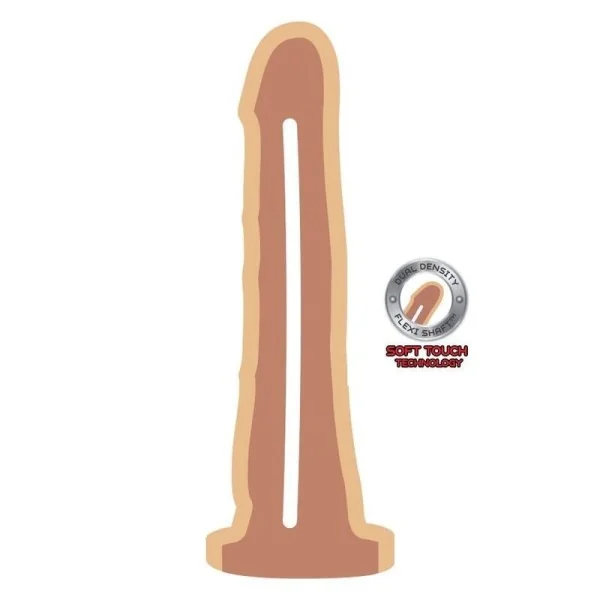 Dual Density Dong 19 cm Beige von Get Real kaufen | Fesselliebe