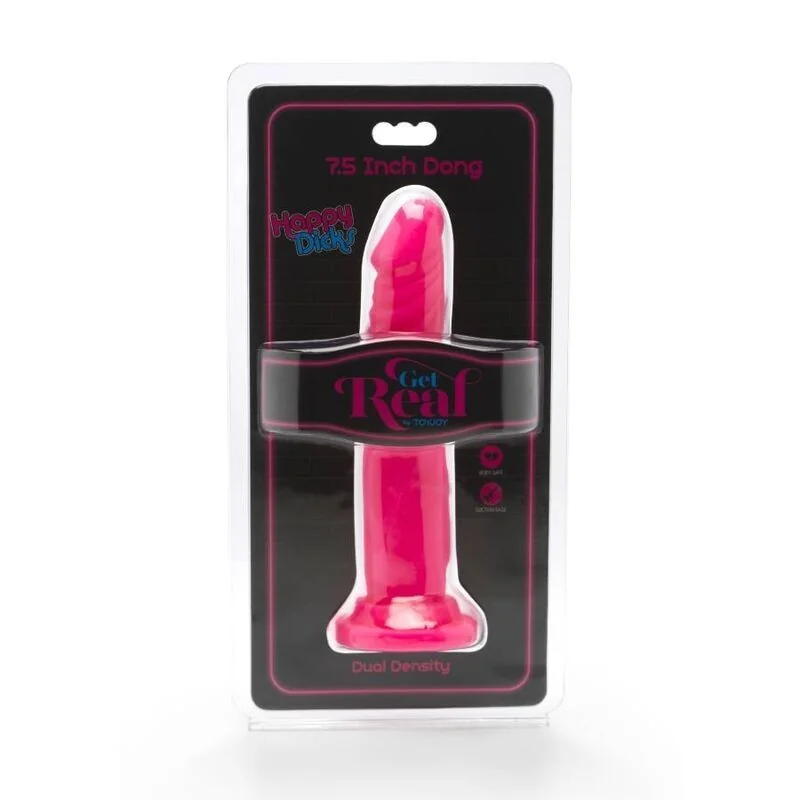 Happy Dicks Dong 19 cm Rosa von Get Real kaufen | Fesselliebe 2