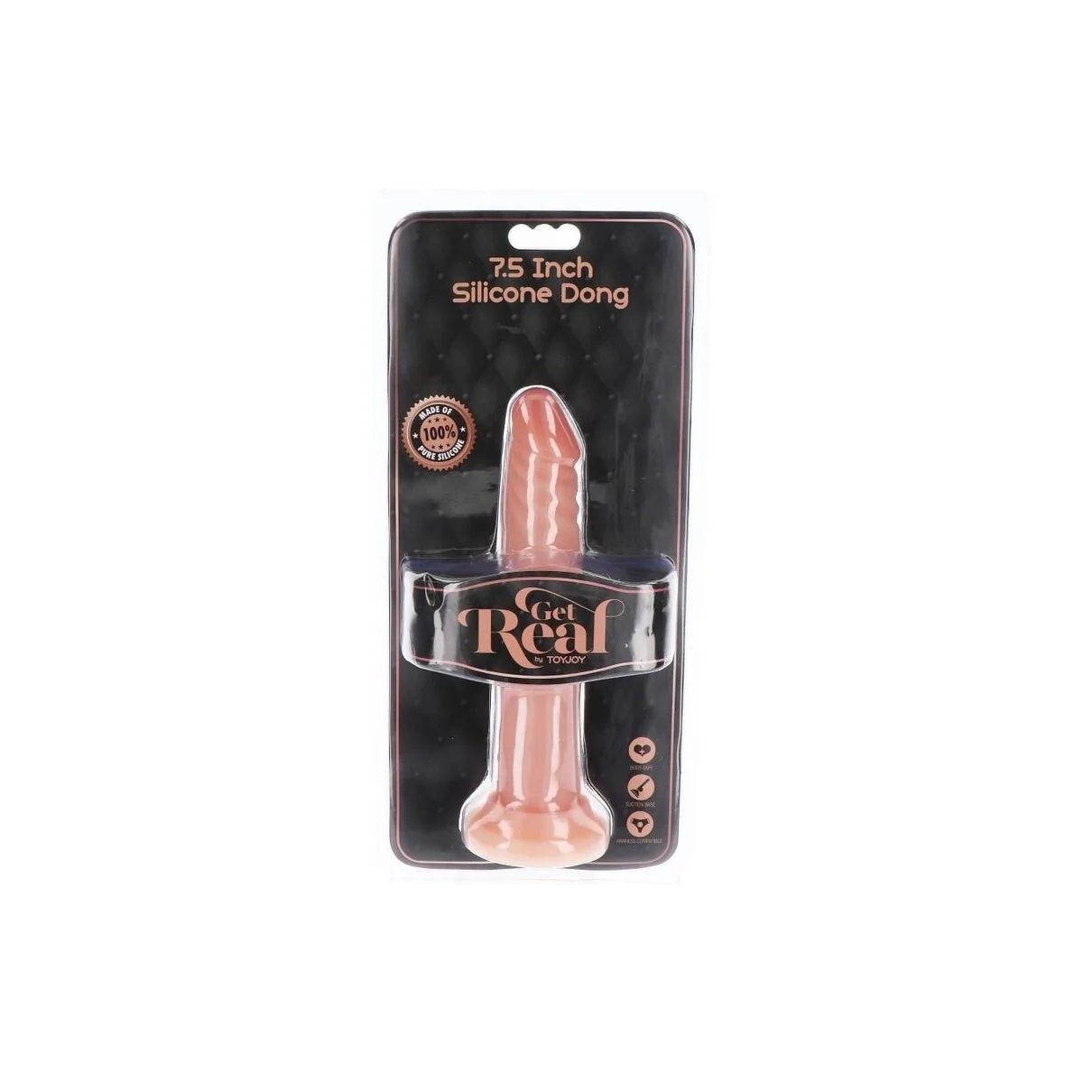 Silikon Dong 19 cm Beige von Get Real kaufen | Fesselliebe