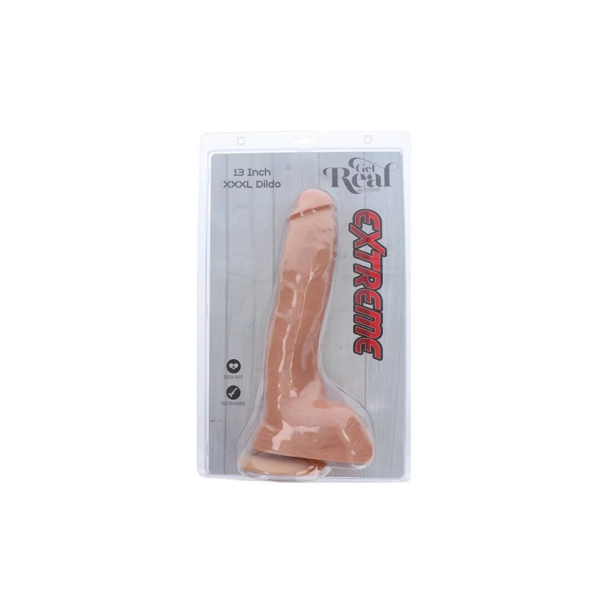 Extremer Xxxl-Dildo 34 cm Beige von Get Real kaufen | Fesselliebe
