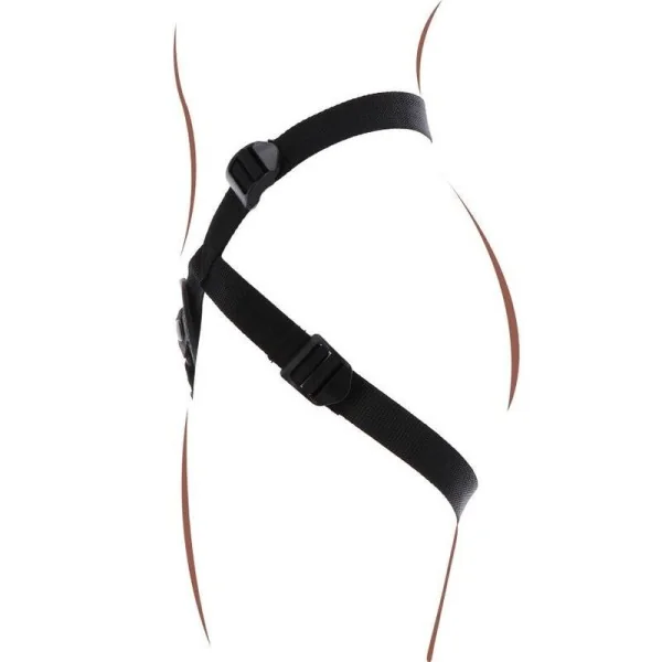 Strap-On-Gurt Schwarz von Get Real kaufen | Fesselliebe