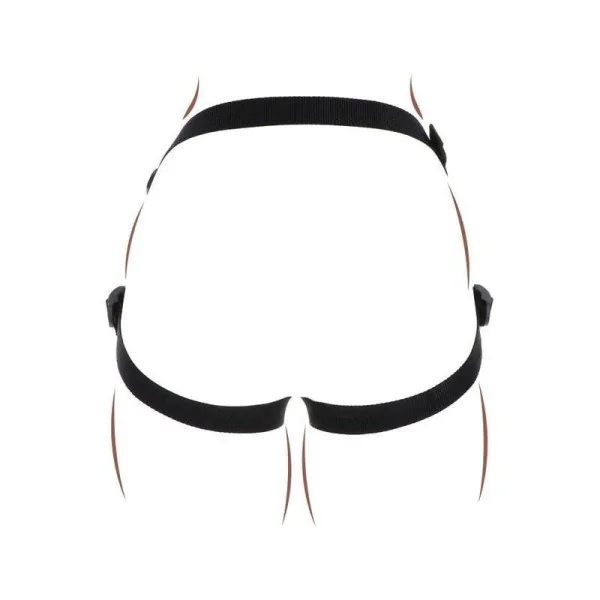 Strap-On-Gurt Schwarz von Get Real kaufen | Fesselliebe