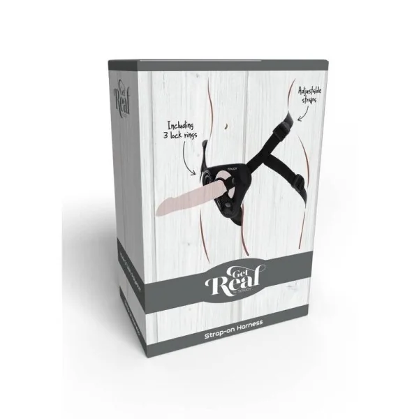 Strap-On-Gurt Schwarz von Get Real kaufen | Fesselliebe