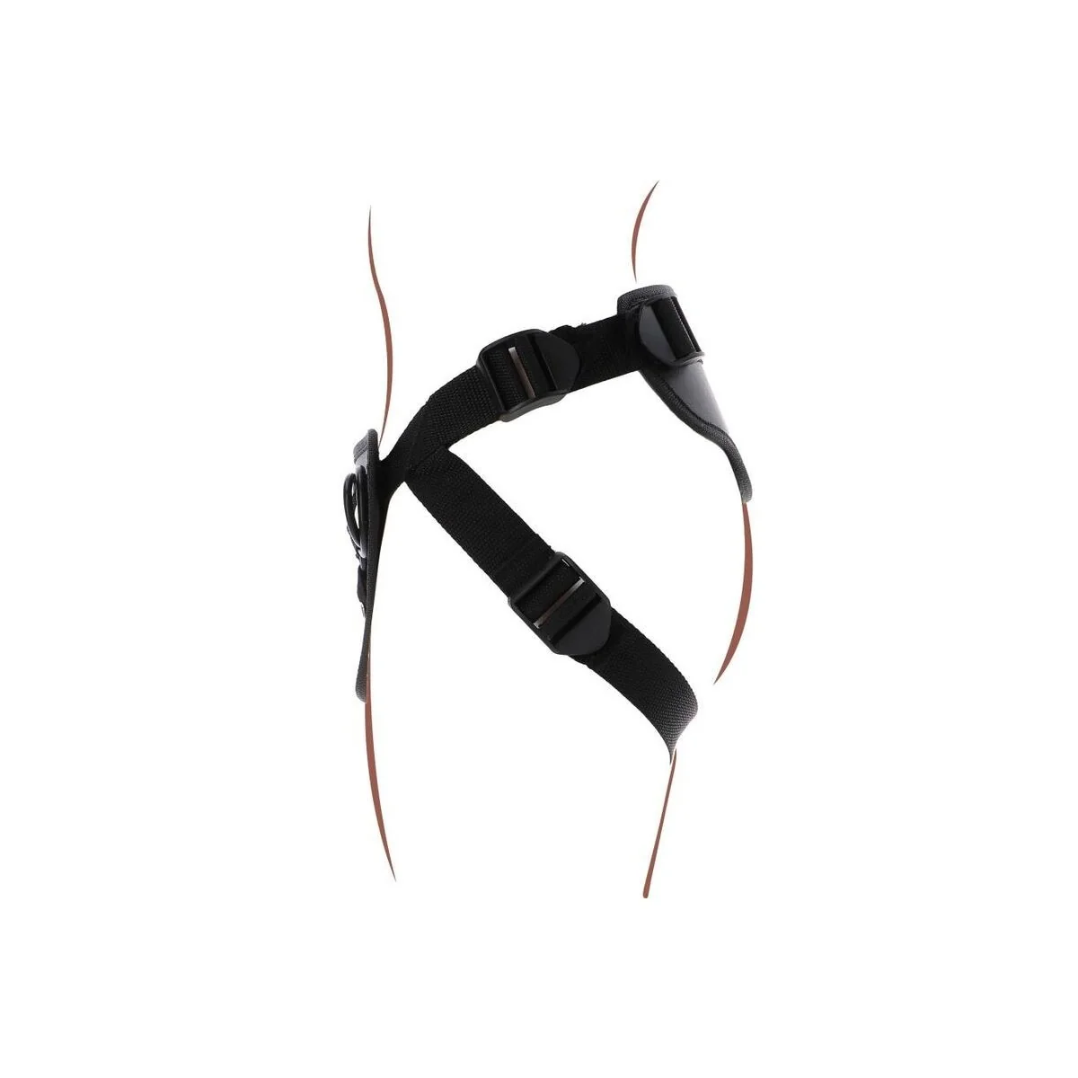 Strap-On-Deluxe-Gurt Schwarz von Get Real kaufen | Fesselliebe