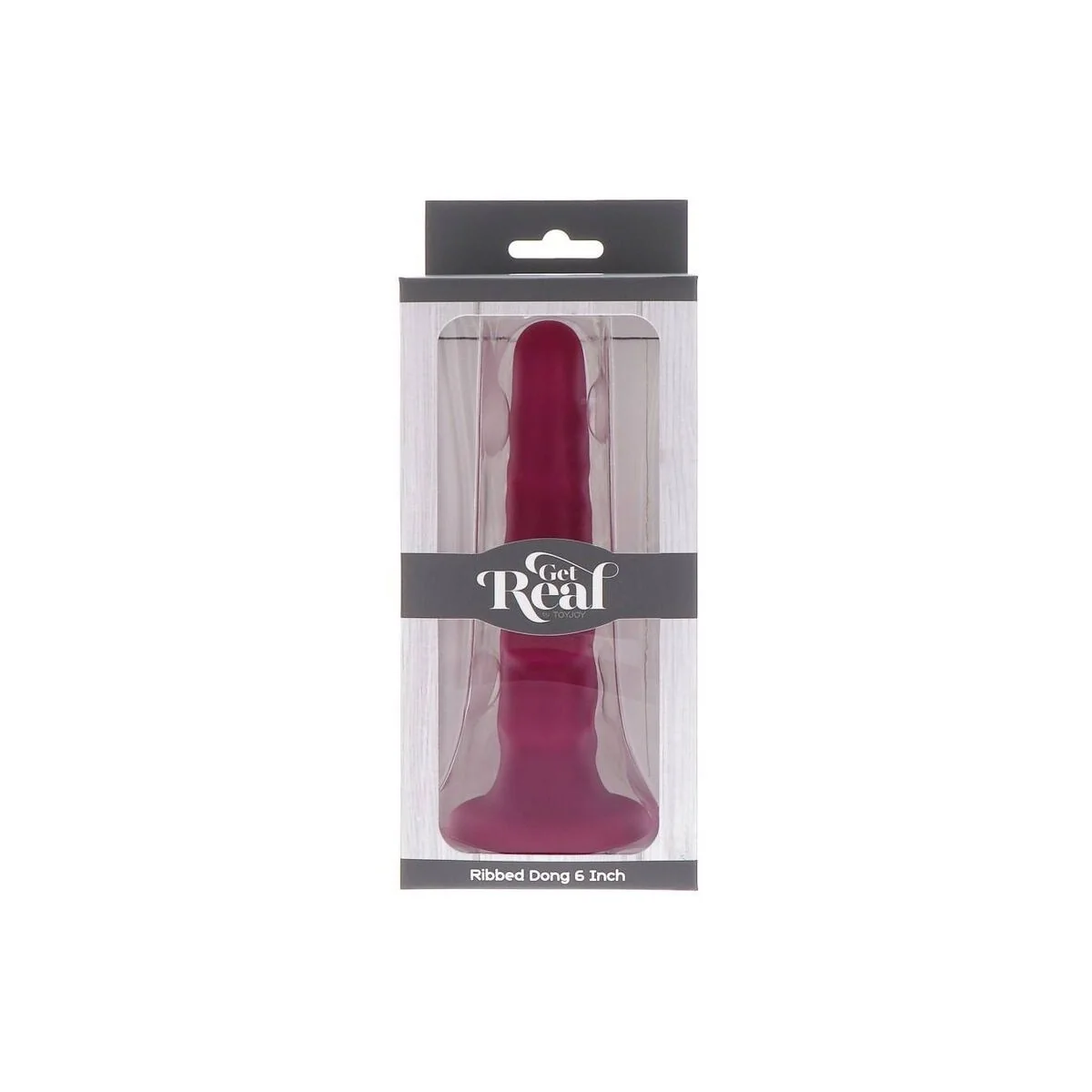 Ribbed Dong 12 cm Rot von Get Real kaufen | Fesselliebe